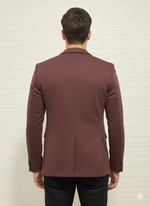 Mauve Slim-Fit Blazer