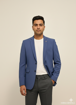 Cornflower Blue Slim Blazer