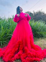 Pink Butterfly Rental Gown