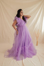 Lilac Netted Gown