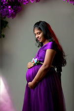 Violet wrap Rentalgown