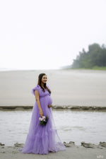 Lilac NettedRental Gown