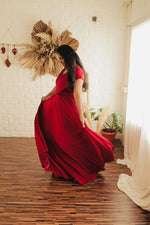 Red Satin RentalGown