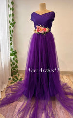 Violet Wrap RentalGown