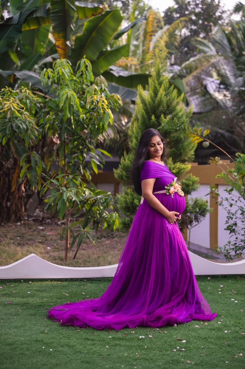 Violet wrap Rentalgown