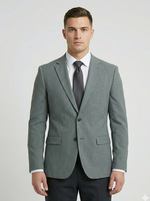 Grey Slim Fit Blazer