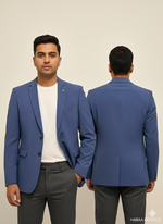 Cornflower Blue Slim Blazer