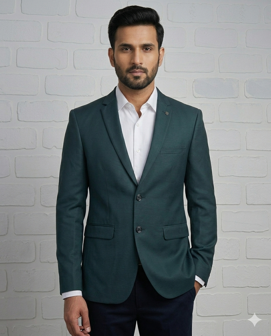 Emerald Green Premium Blazer