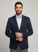 Premium Dark Blue Blazer