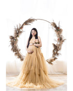 Gold flare Rentalgown