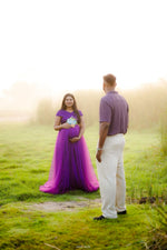 Violet wrap Rentalgown