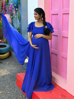 Royal Blue Long Tail RentalGown
