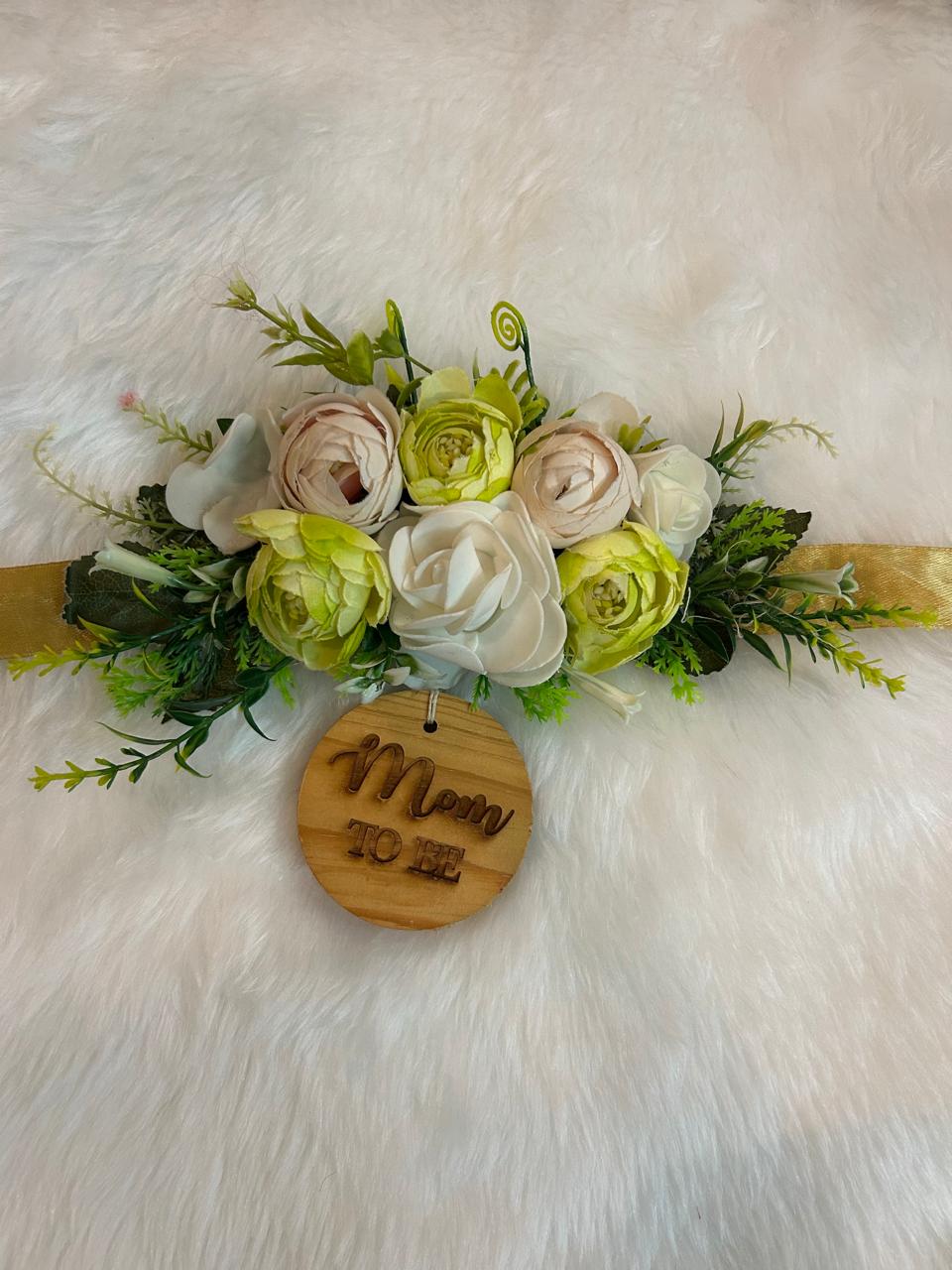 Lemon yellow mom- to- be Hipbelt