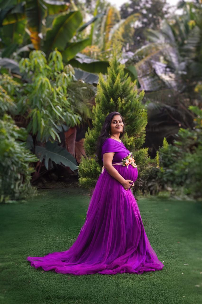 Violet wrap Rentalgown
