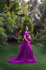 Violet wrap Rentalgown