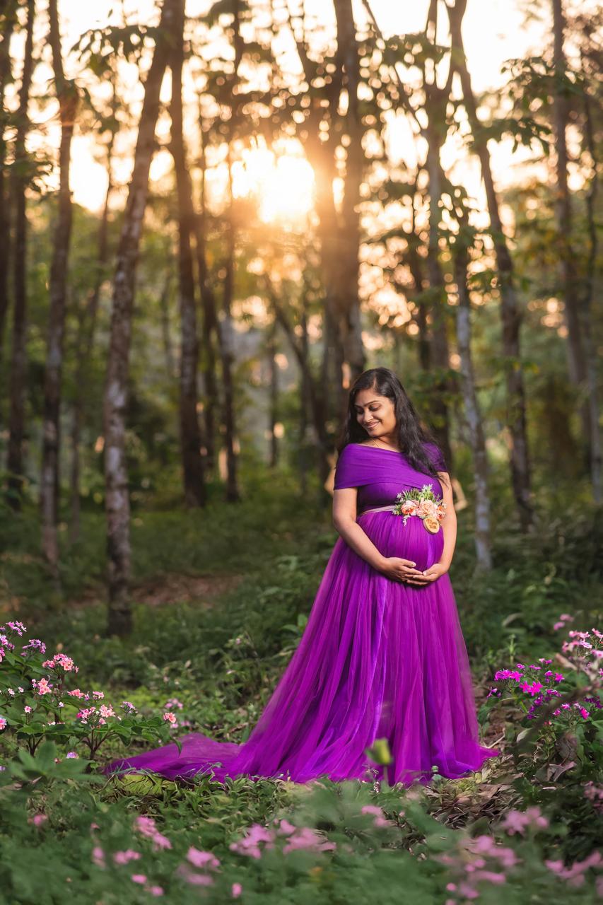 Violet wrap Rentalgown